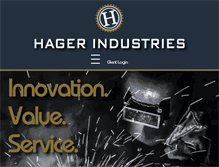 Tablet Screenshot of hagerindustrieswy.com